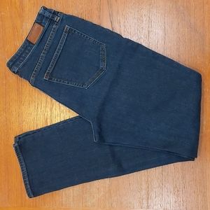 Land's End Dark Wash Straight Leg Jeans Size 10 VGUC